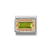 NOMINATION Classic Rose Gold & Peridot Green CZ Baguette Charm - Charms - Nomination - Bumbletree