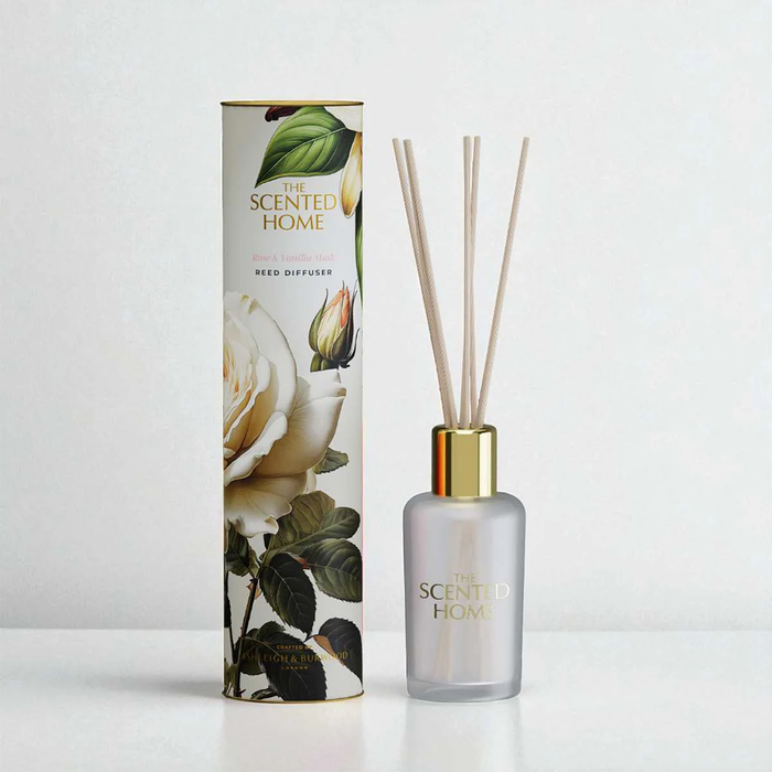 Ashleigh & Burwood: Reed Diffuser - Rose & Vanilla Musk 150ml