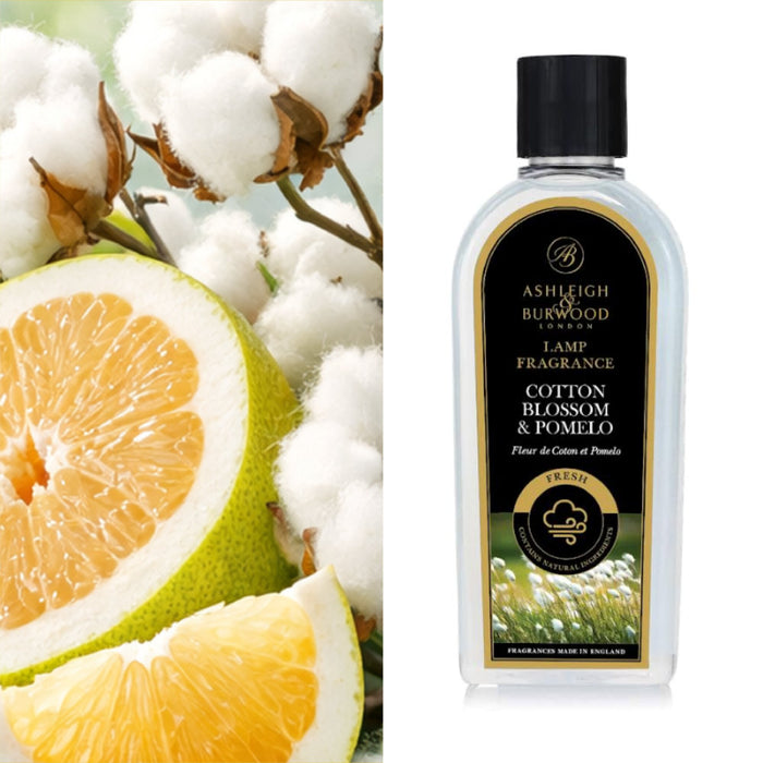 Ashleigh & Burwood: Lamp Fragrance - Cotton Blossom & Pomela 500ML - Home Fragrance - Ashleigh & Burwood - Bumbletree