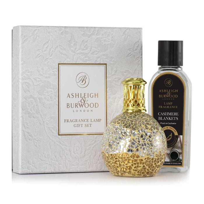 Ashleigh & Burwood: Fragrance Lamp Gift Set - Little Treasure & Cashmere Blankets - Home Fragrance - Ashleigh & Burwood - Bumbletree