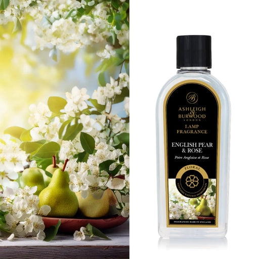 Ashleigh & Burwood: Lamp Fragrance - English Pear & Rose 500ML - Home Fragrance - Ashleigh & Burwood - Bumbletree