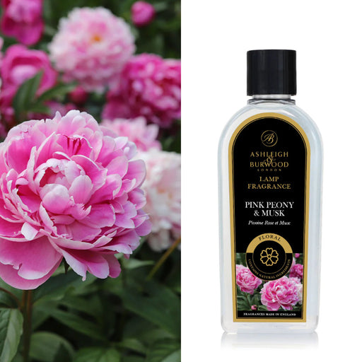Ashleigh & Burwood: Lamp Fragrance - Pink Peony & Musk 500ML - Home Fragrance - Ashleigh & Burwood - Bumbletree