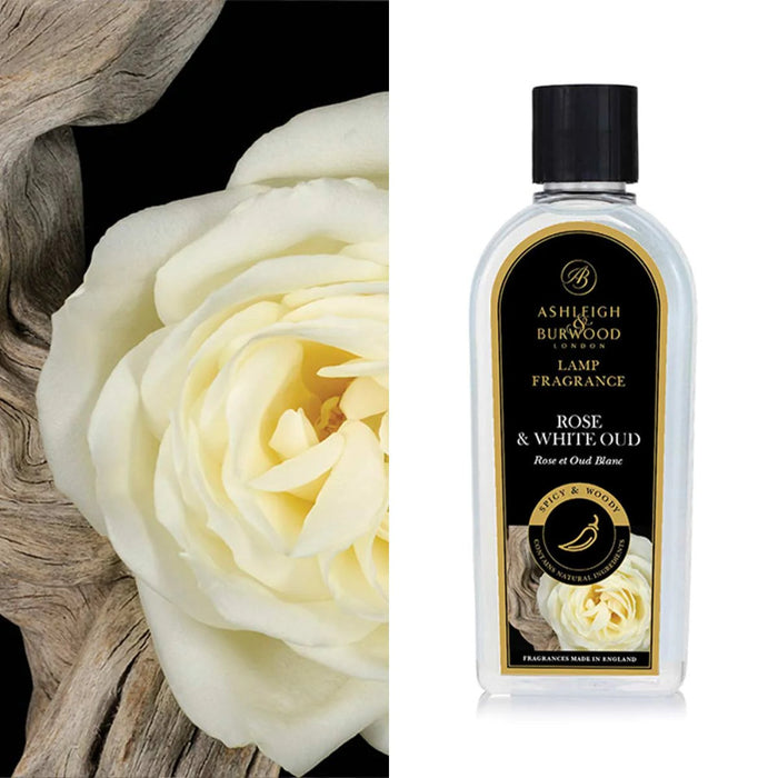 Ashleigh & Burwood lamp fragrance oil rose and white oud 500ml by Ashleigh & Burwood Ashleigh & Burwood lamp fragrance oil rose and white oud 500ml by Ashleigh & Burwood