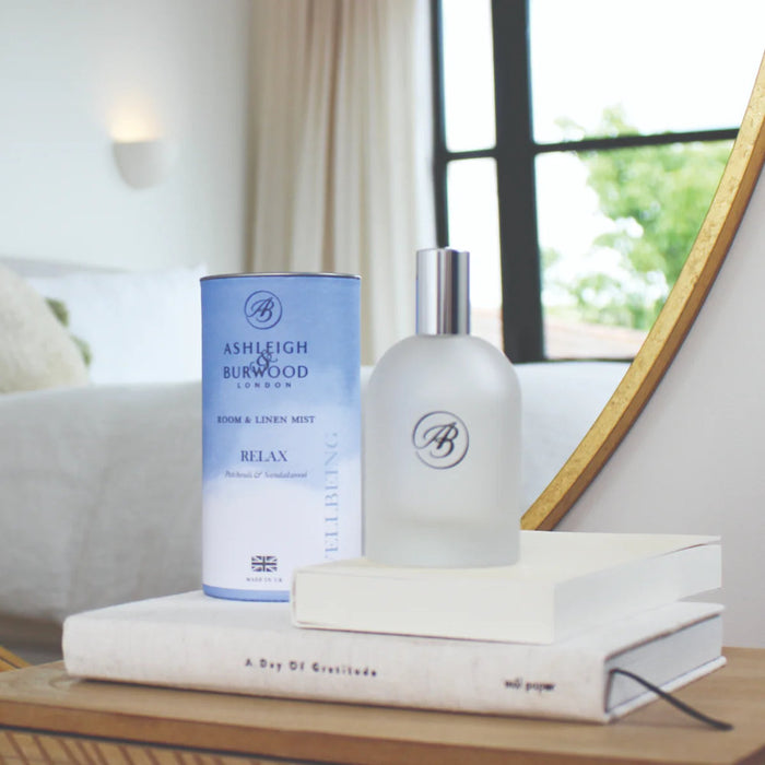 Ashleigh & Burwood: Wellbeing Relax Room Spray - Home Fragrance - Ashleigh & Burwood - Bumbletree