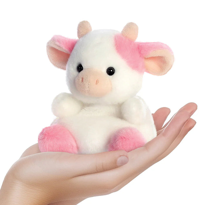Aurora Palm Pals Belle Strawberry Cow Soft Toy - Plush - Aurora - Bumbletree