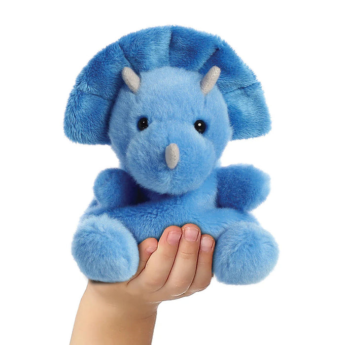 Aurora Palm Pals Tank Triceratops Soft Toy - Plush - Aurora - Bumbletree