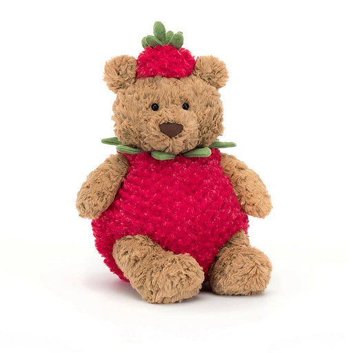 Jellycat Bartholomew Bear Strawberry - Plush - Jellycat - Bumbletree