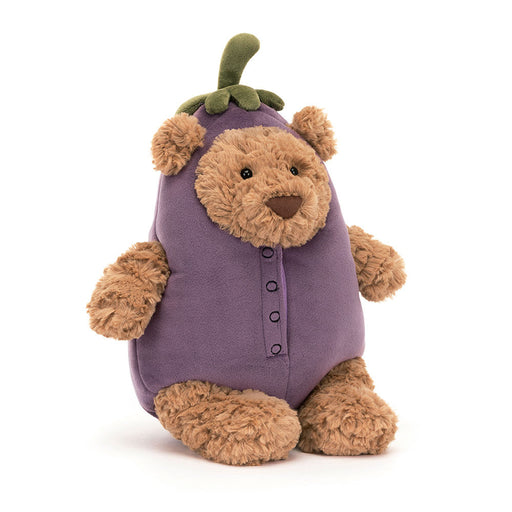 Jellycat Bartholomew Bear Aubergine - Plush - Jellycat - Bumbletree