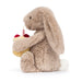 Jellycat Bashful Beige Bunny 'Birthday' - Plush - Jellycat - Bumbletree