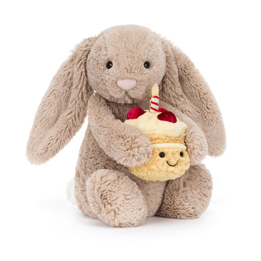 Jellycat Bashful Beige Bunny 'Birthday' - Plush - Jellycat - Bumbletree