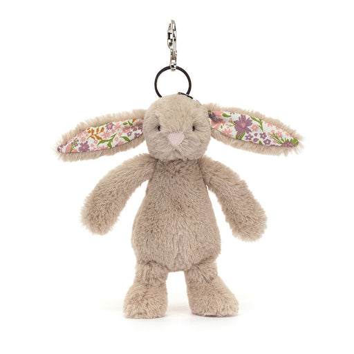 Jellycat Blossom Beige Bunny 'Petal' Bag Charm - Plush - Jellycat - Bumbletree