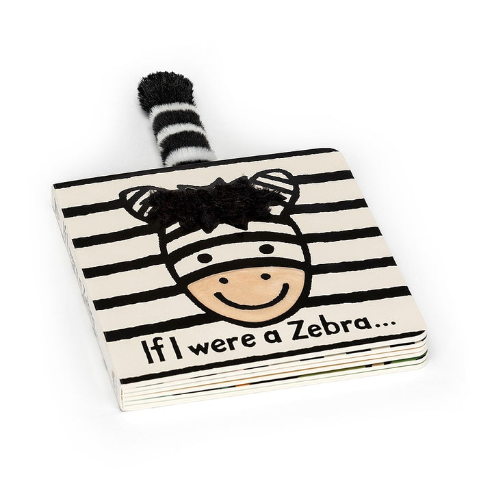Jellycat If I Were A Zebra Board Book - Plush - Jellycat - Bumbletree