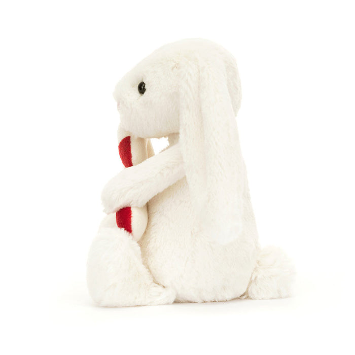 Jellycat Bashful Bunny with Candy Cane - Plush - Jellycat - Bumbletree