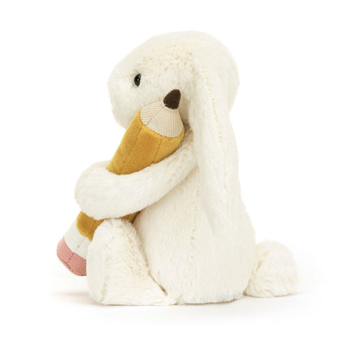 Jellycat Bashful Bunny With Pencil - Plush - Jellycat - Bumbletree