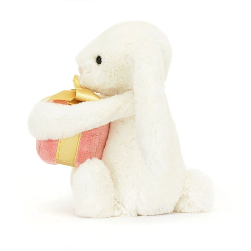Jellycat Bashful Bunny With Present - Plush - Jellycat - Bumbletree