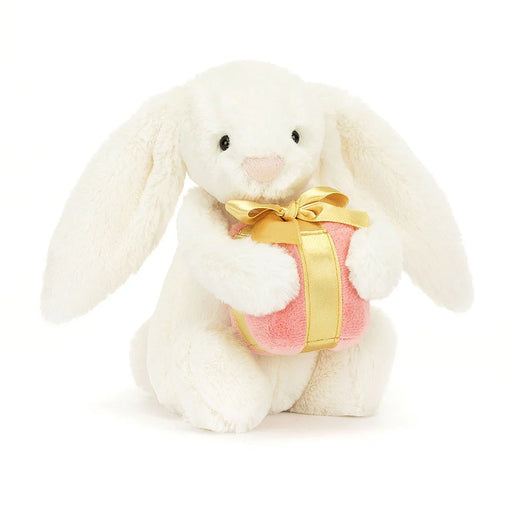 Jellycat Bashful Bunny With Present - Plush - Jellycat - Bumbletree