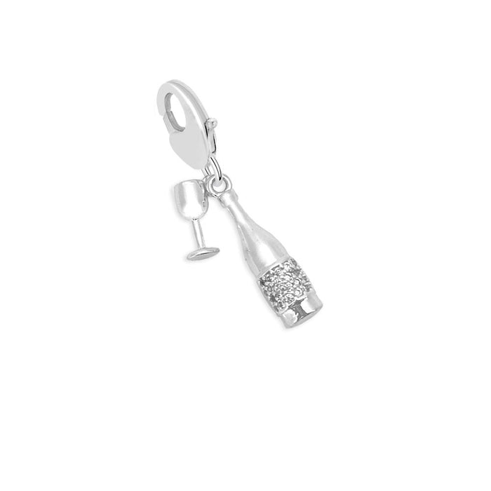 Life Charms Wine Bottle & Glass Charms - Jewellery - Life Charms - Bumbletree