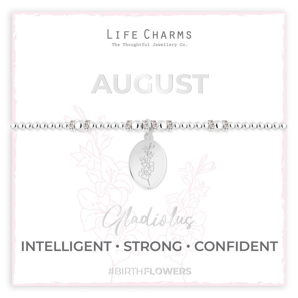Life Charms August Birth Flower Bracelet– Bumbletree