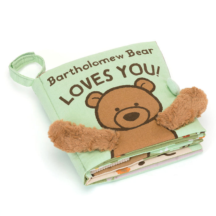 Jellycat Bartholomew Bear Loves You Book - Plush - Jellycat - Bumbletree
