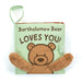 Jellycat Bartholomew Bear Loves You Book - Plush - Jellycat - Bumbletree