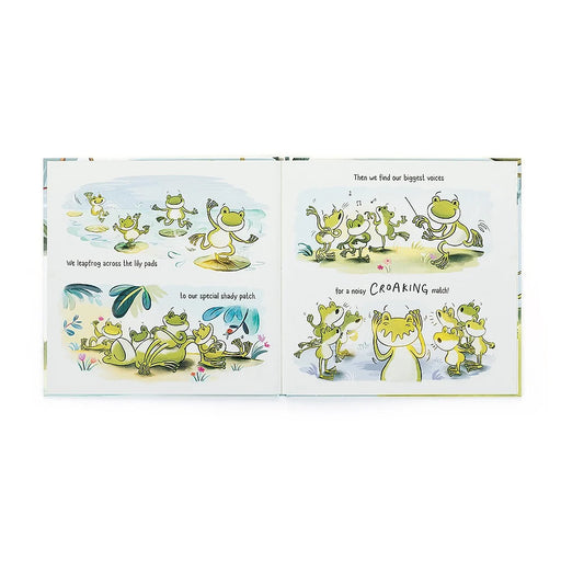 Jellycat A Fantastic Day For Finnegan Frog Book - Plush - Jellycat - Bumbletree