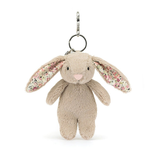 Jellycat Blossom Beige Bunny Bag Charm - Plush - Jellycat - Bumbletree