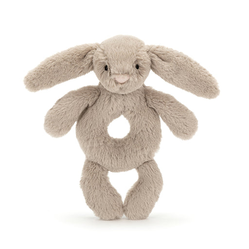 Jellycat Bashful Beige Bunny Ring Rattle - Plush - Jellycat - Bumbletree