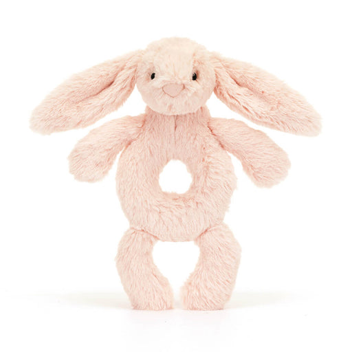 Jellycat Bashful Blush Bunny Ring Rattle - Plush - Jellycat - Bumbletree