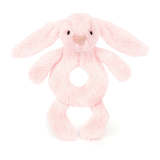 Jellycat Bashful Pink Bunny Ring Rattle - Plush - Jellycat - Bumbletree