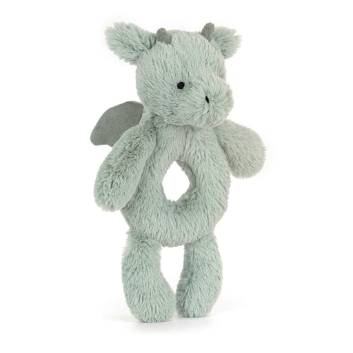 Jellycat Bashful Dragon Ring Rattle - Plush - Jellycat - Bumbletree
