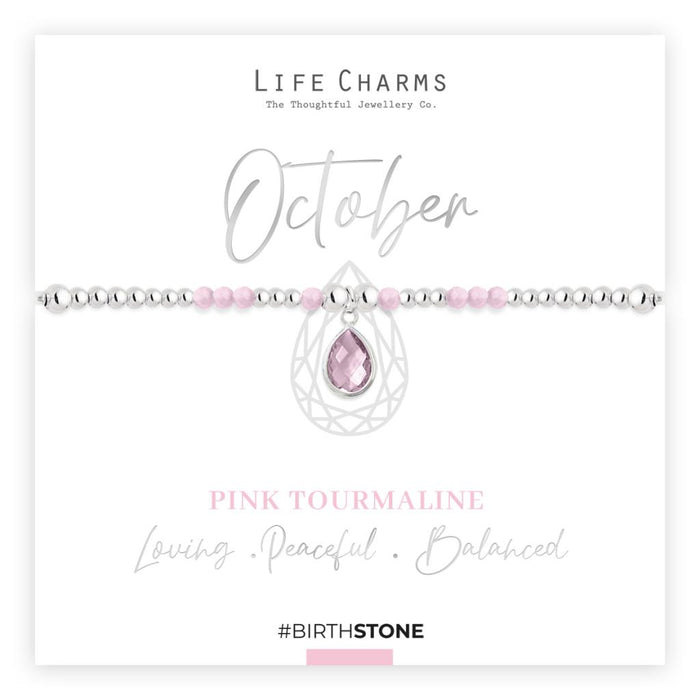 Life Charms October Birthstone Bracelet - Jewellery - Life Charms - Bumbletree