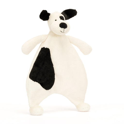 Jellycat Bashful Black & Cream Puppy Comforter - Plush - Jellycat - Bumbletree