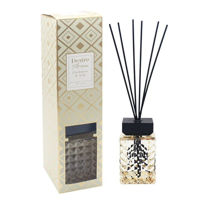 Desire Cashmere & Silk Luxury Reed Diffuser - 1000ml - Home Fragrance - Bumbletree - Bumbletree