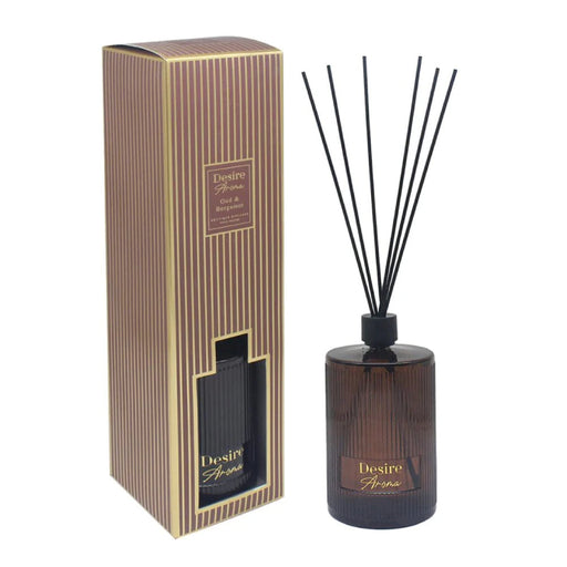 Desire Oud & Bergamot Reed Diffuser - 2000ml - Home Fragrance - Bumbletree - Bumbletree