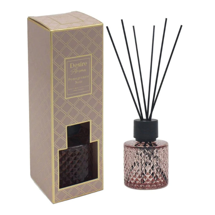 Desire Pomegranate Noir Luxury Reed Diffuser - 200ml - Home Fragrance - Bumbletree - Bumbletree