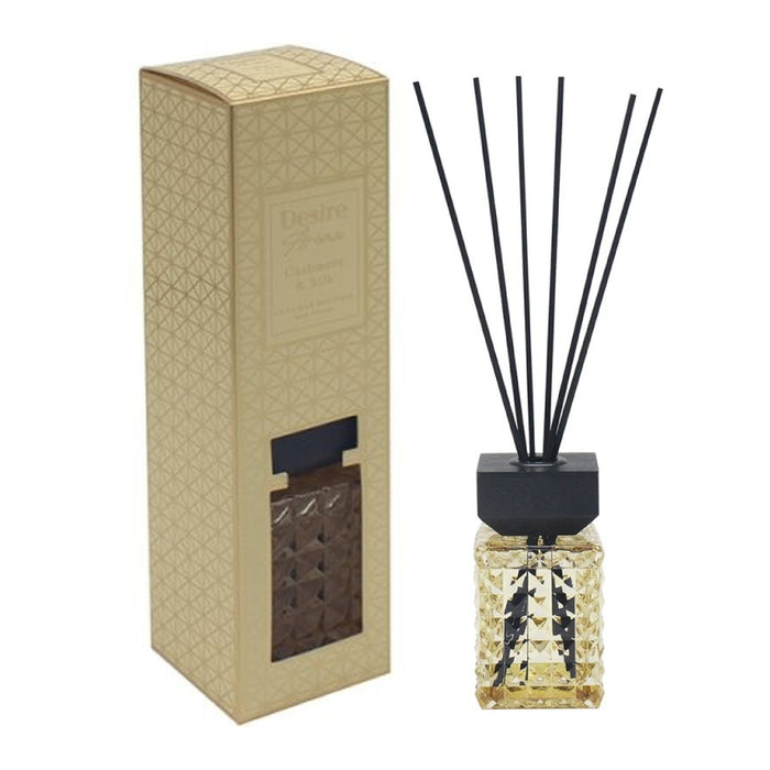 Desire Cashmere & Silk Luxury Reed Diffuser - 120ml - Home Fragrance - Bumbletree - Bumbletree