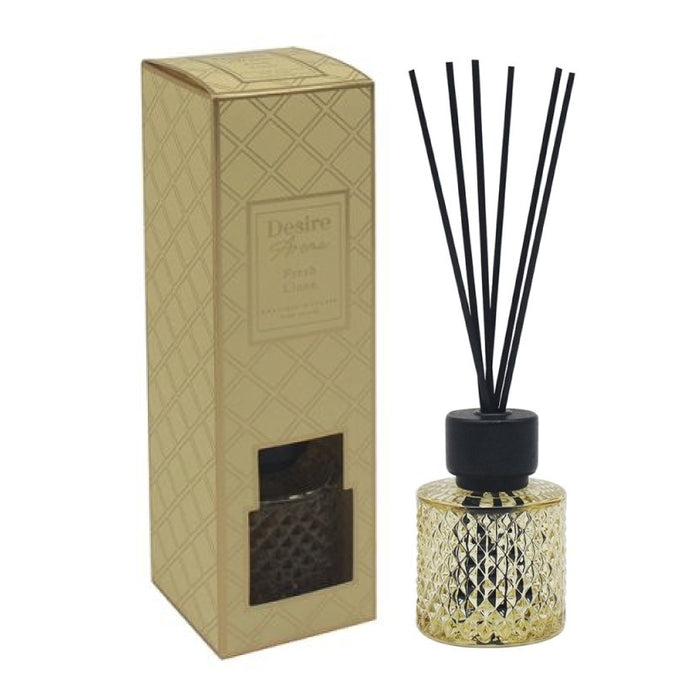 Desire Fresh Linen Luxury Reed Diffuser - 100ml - Home Fragrance - Bumbletree - Bumbletree