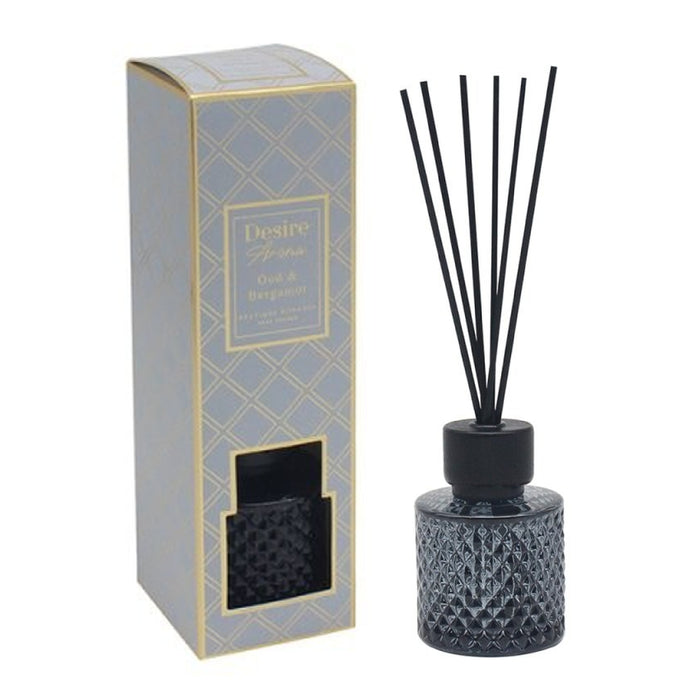Desire Oud & Bergamot Luxury Reed Diffuser - 100ml - Home Fragrance - Bumbletree - Bumbletree