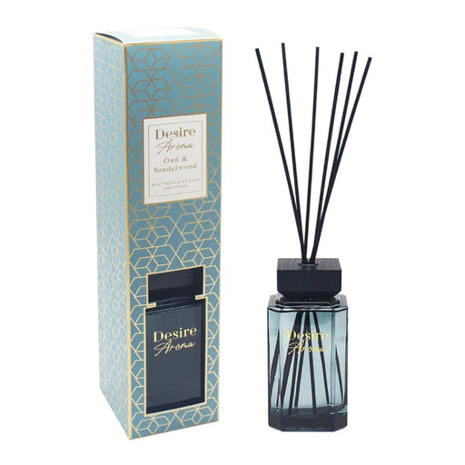 Desire Oud & Sandalwood Luxury Reed Diffuser - 1000ml - Home Fragrance - Bumbletree - Bumbletree