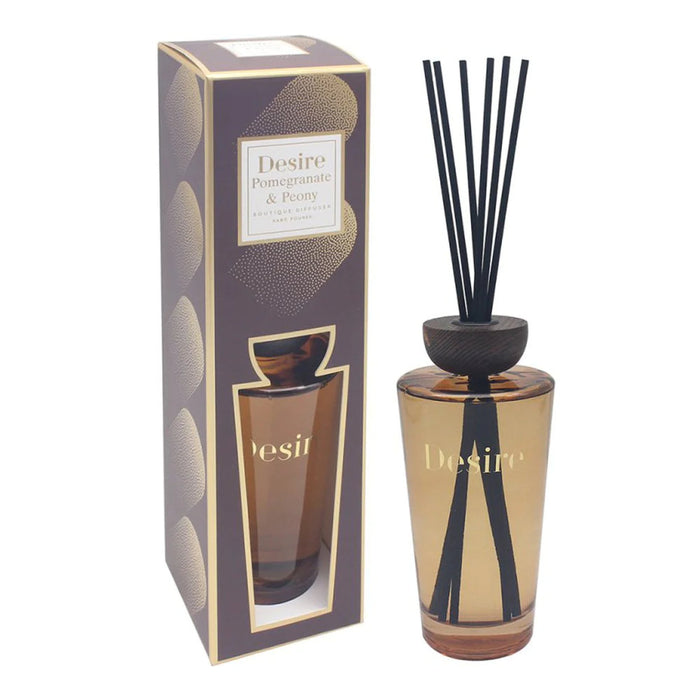 Desire Pomegranate & Peony Luxury Reed Diffuser - 1000ml - Home Fragrance - Bumbletree - Bumbletree
