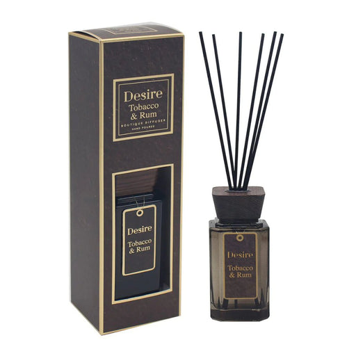 Desire Tobacco & Rum Luxury Reed Diffuser - 200ml - Home Fragrance - Bumbletree - Bumbletree
