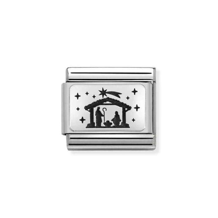 Nomination Classic Silver Nativity Charm - Charms - Nomination - Bumbletree