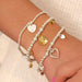 Life Charms 'Grateful For You Mum' Mothers Day Bracelet Roses Gift Set - Jewellery - Life Charms - Bumbletree