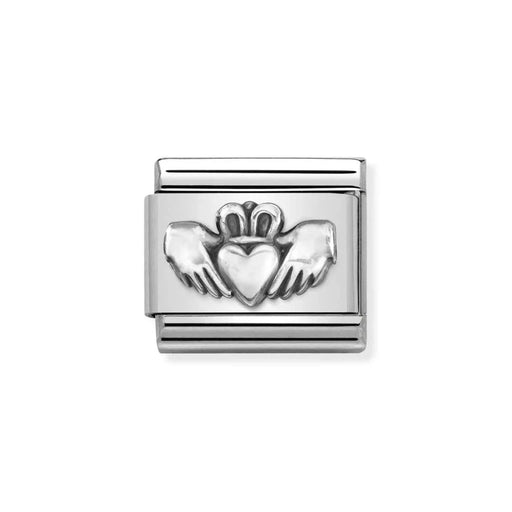 NOMINATION Classic Silver Claddagh Charm - Charms - Nomination - Bumbletree