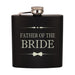 'Father Of The Bride' - Engraved Hip Flask - Gifts - Bumbletree - Bumbletree