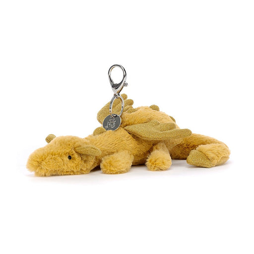Jellycat Golden Dragon Bag Charm - Plush - Jellycat - Bumbletree