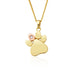 Clogau Paw Prints on My Heart Diamond Pendant - Jewellery - Clogau - Bumbletree