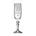 Happy 70th Birthday Champagne Flute Glass - Gifts - Bumbletree - Bumbletree
