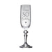 Happy 80th Birthday Champagne Flute Glass - Gifts - Bumbletree - Bumbletree