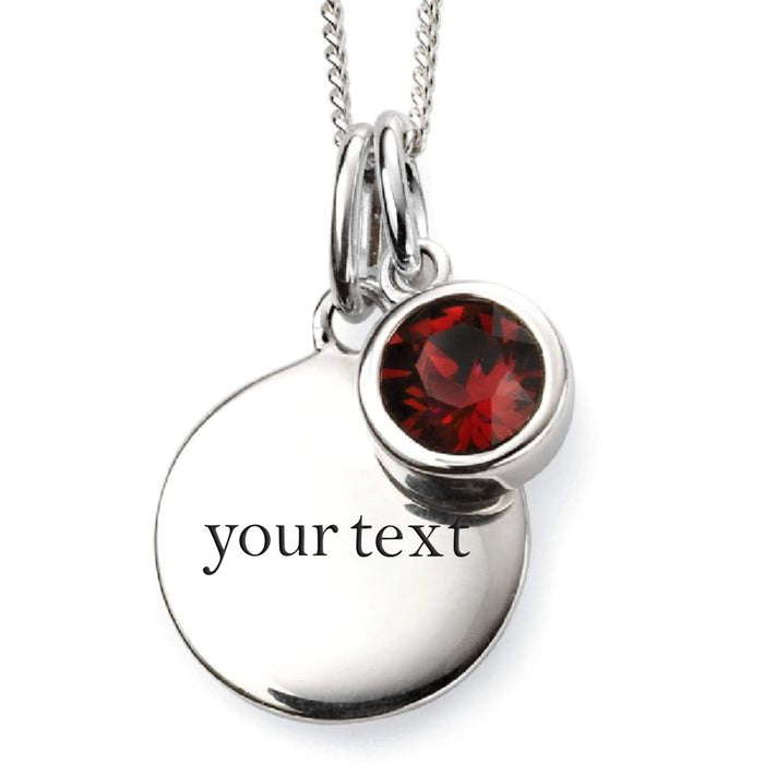 January Crystal Birthstone Pendant - Jewellery - Bumbletree - Bumbletree